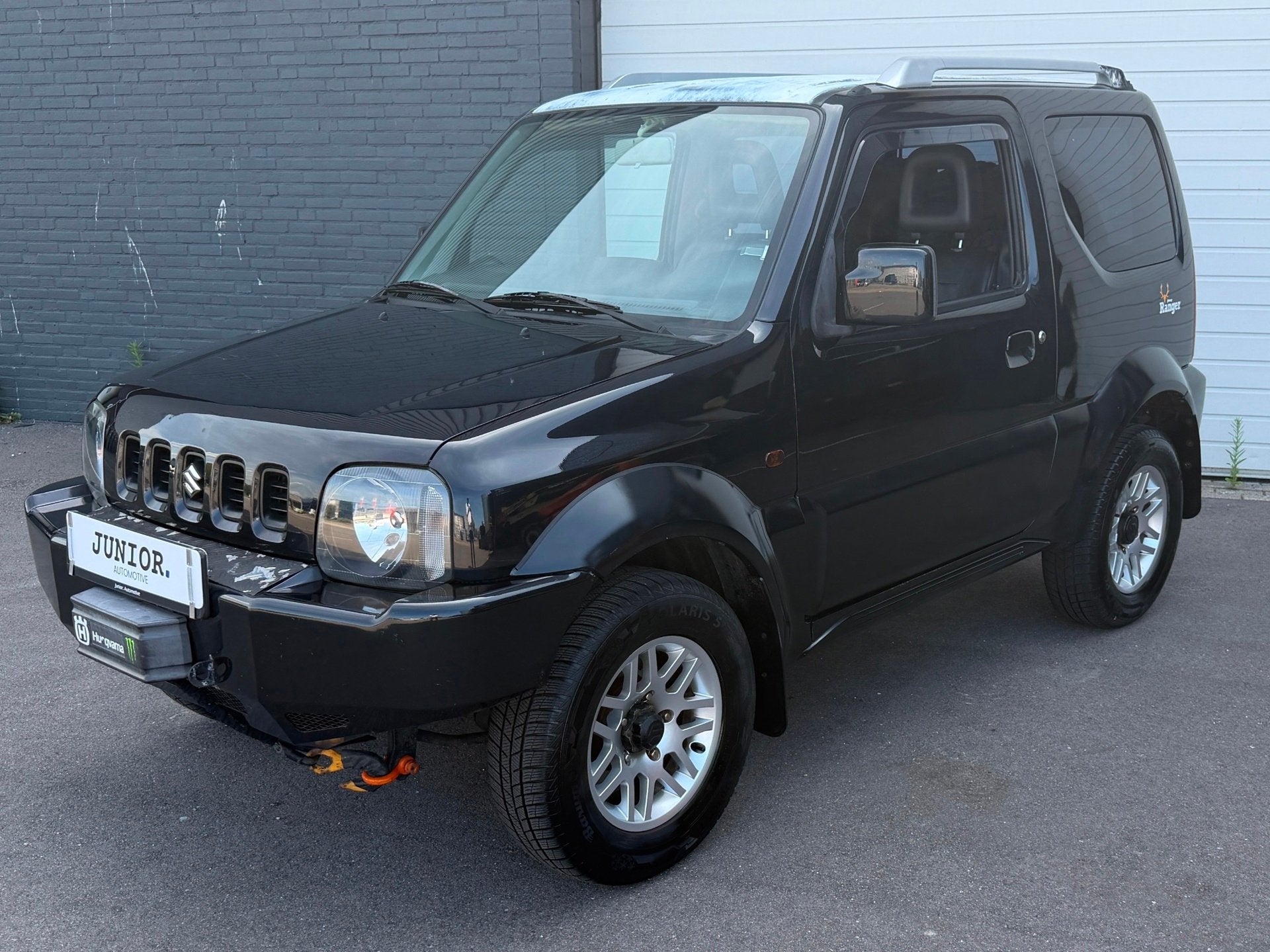 Suzuki Jimny 1.3 JX 4X4 LIER/OFFROADBANDEN/STOELVERWARMING/A, Auto's, 86 pk, Zwart, 4 stoelen, Zwart