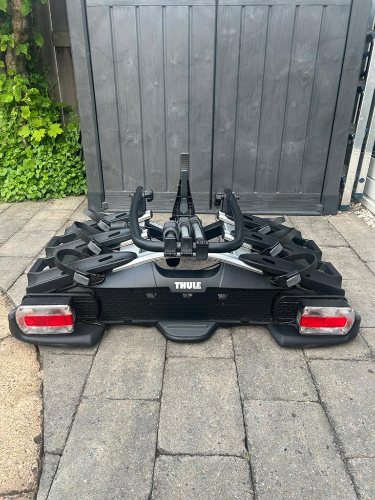 Thule VeloCompact 927 fietsendrager voor 3 fietsen, Ophalen, 3 fietsen of meer, Brede banden, Zo goed als nieuw