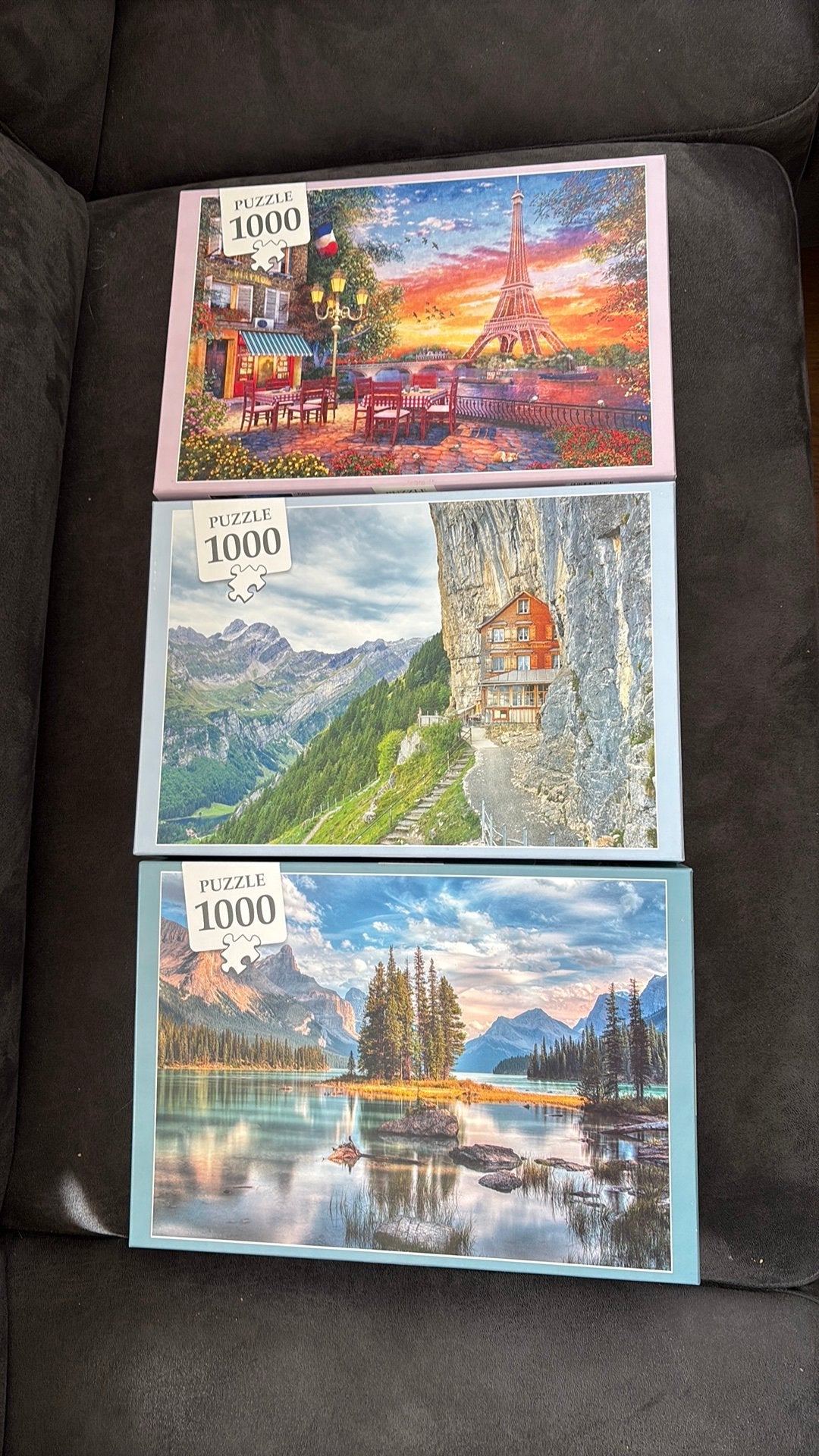 3x nieuwe puzzels, Ophalen, 500 t/m 1500 stukjes, Nieuw, Legpuzzel