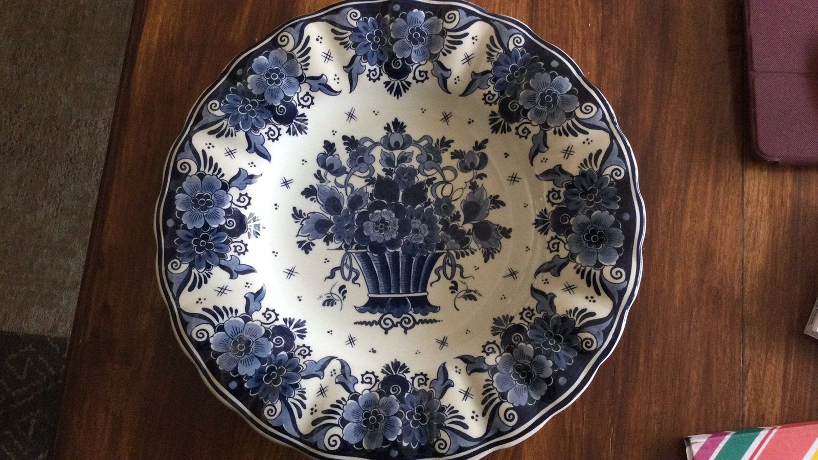Royal Goedewaagen Blauw Delfts Wandbord Handwerk Holland, Antiek en Kunst, Ophalen of Verzenden