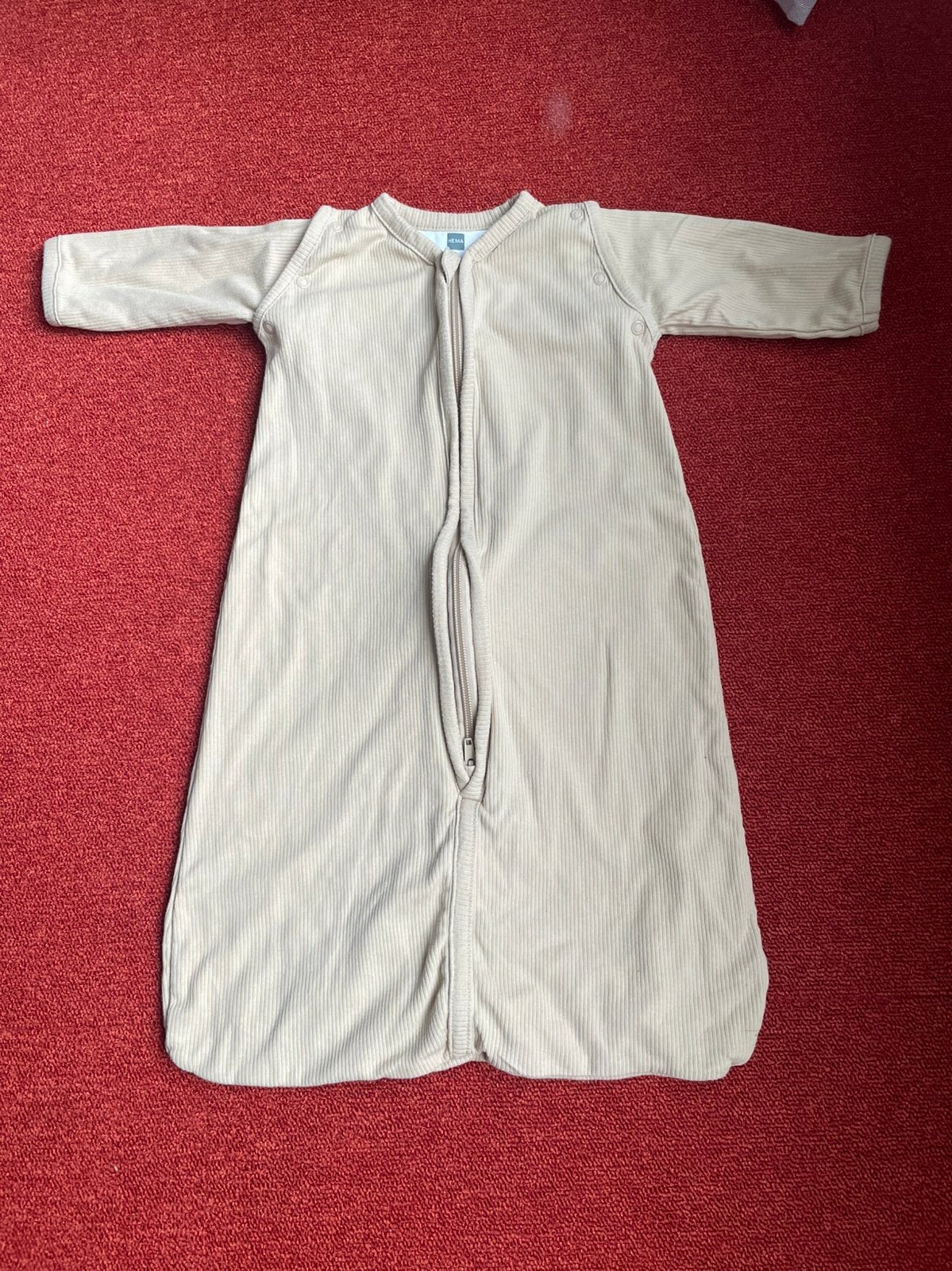 Zgan baby slaapzak 50-62 dik katoen, Ophalen, Gevoerd, Slaapzak, Hema