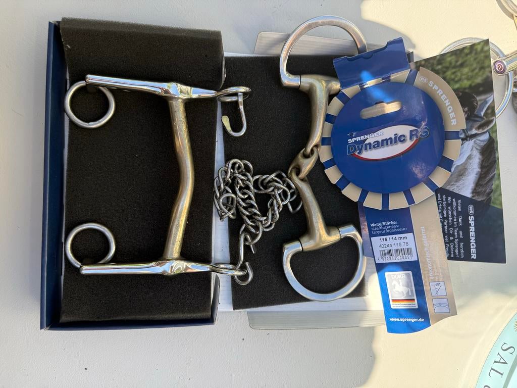 Stang (korte scharen) en trens sprenger 11,5, Ophalen of Verzenden, Zo goed als nieuw, Dressuur