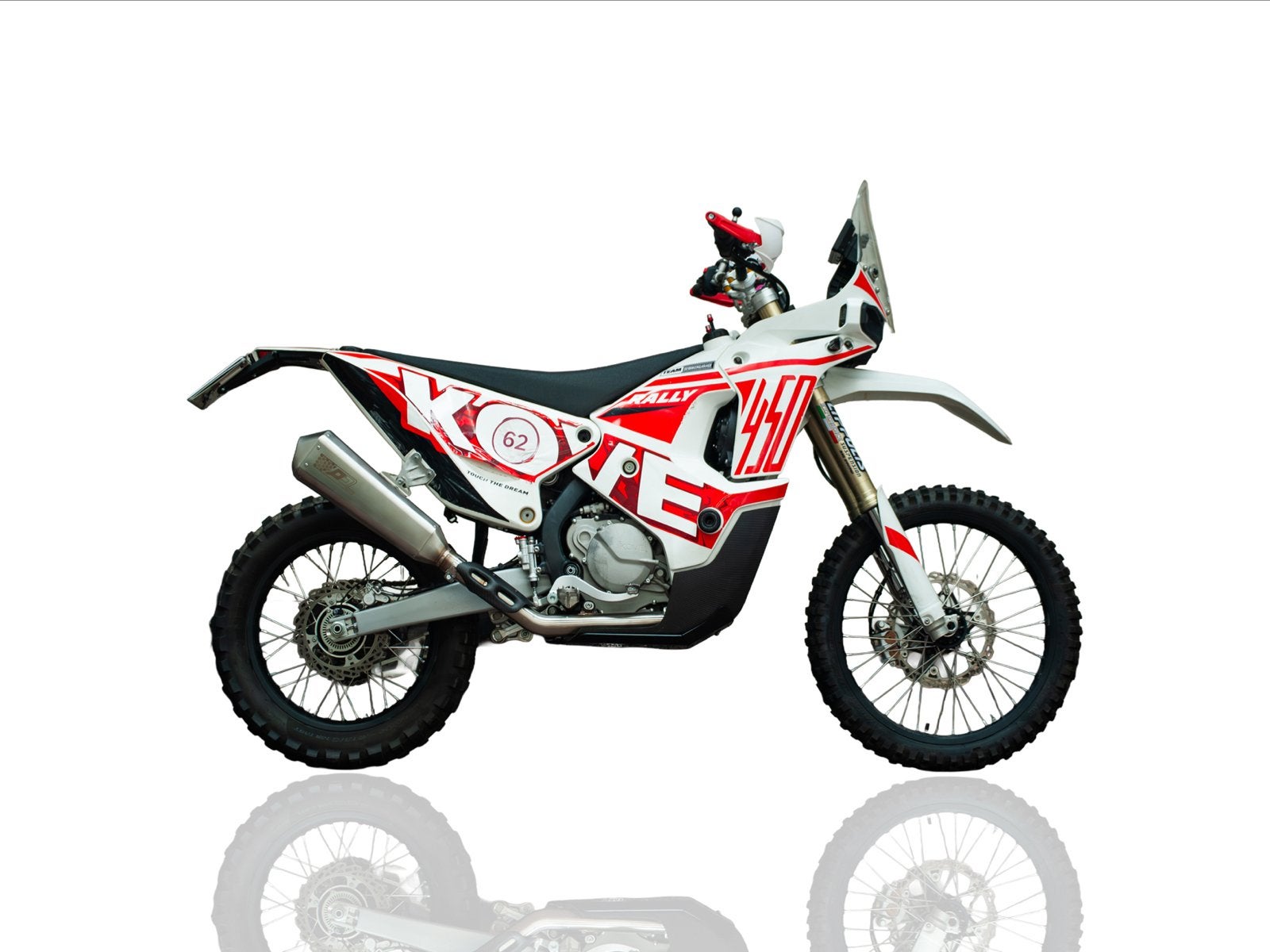 KOVE 450 RALLY semi-volledig uitlaatsysteem X-TREME, Motoren, Ophalen of Verzenden