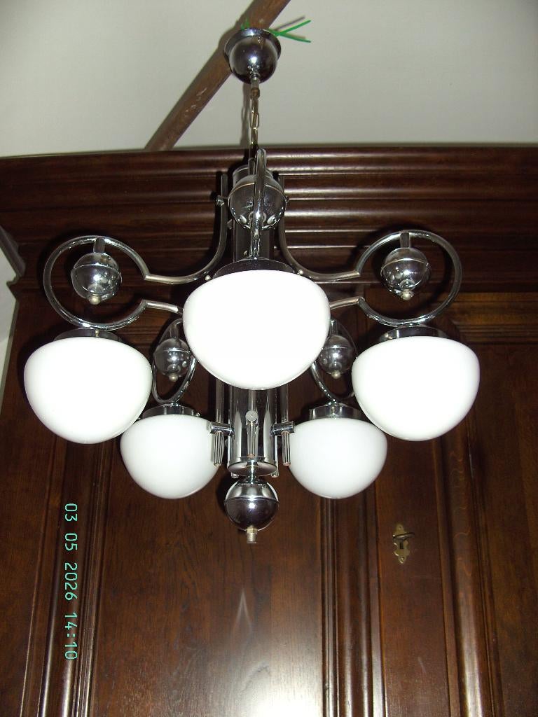 Hanglamp Space Age vintage, Ophalen, Space Age vintage, Zo goed als nieuw, Metaal