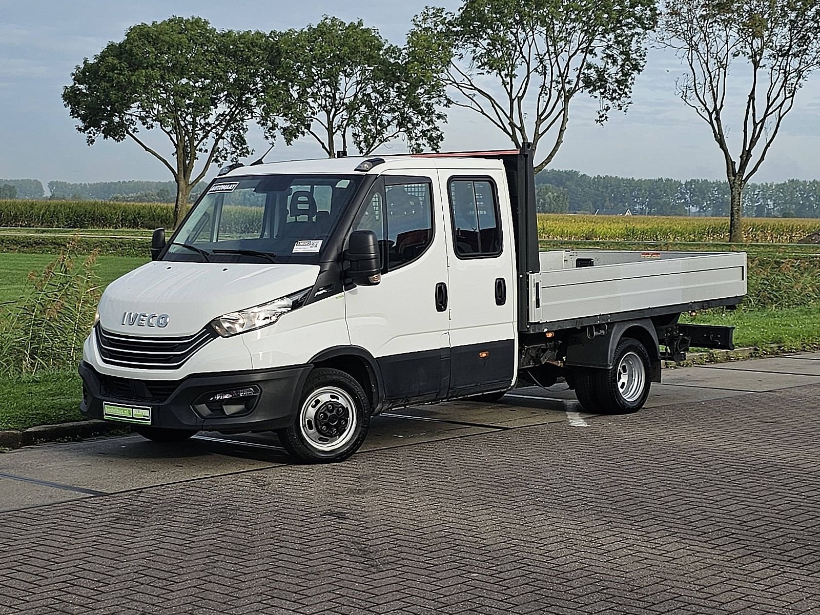 IVECO DAILY 35C14 dub.cab open-laadbak, Auto's, Automaat, 136 pk, Gebruikt, Euro 6
