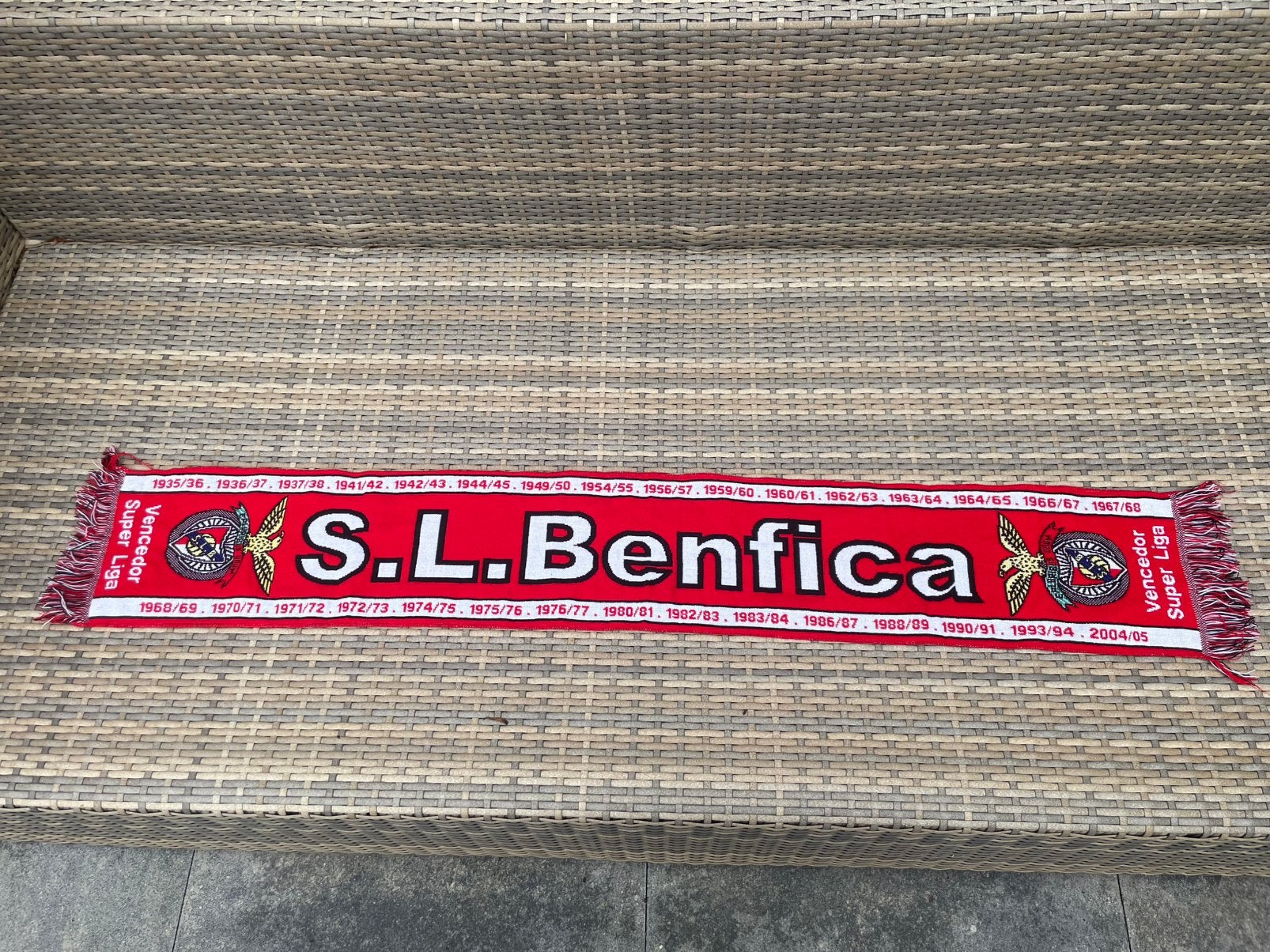 Sjaal Benfica, Ophalen of Verzenden, Gebruikt, Buitenlandse clubs, Vaantje of Sjaal