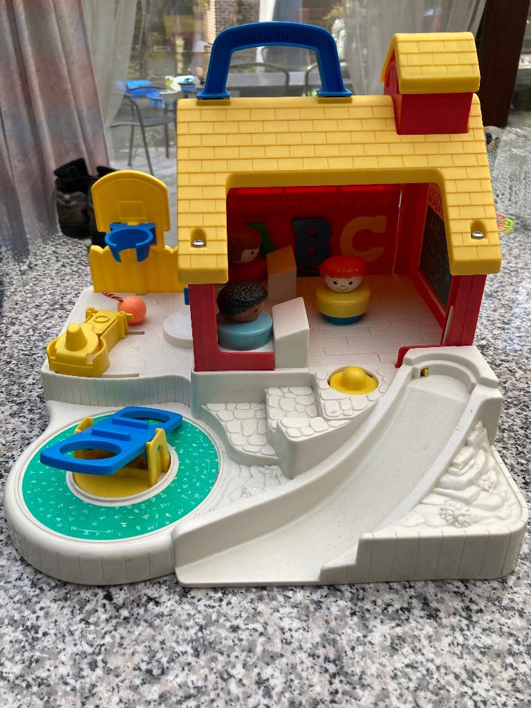 Schooltje van Fisher Price, Kinderen en Baby's, Speelgoed | Fisher-Price, Ophalen of Verzenden, Zo goed als nieuw, Speelset