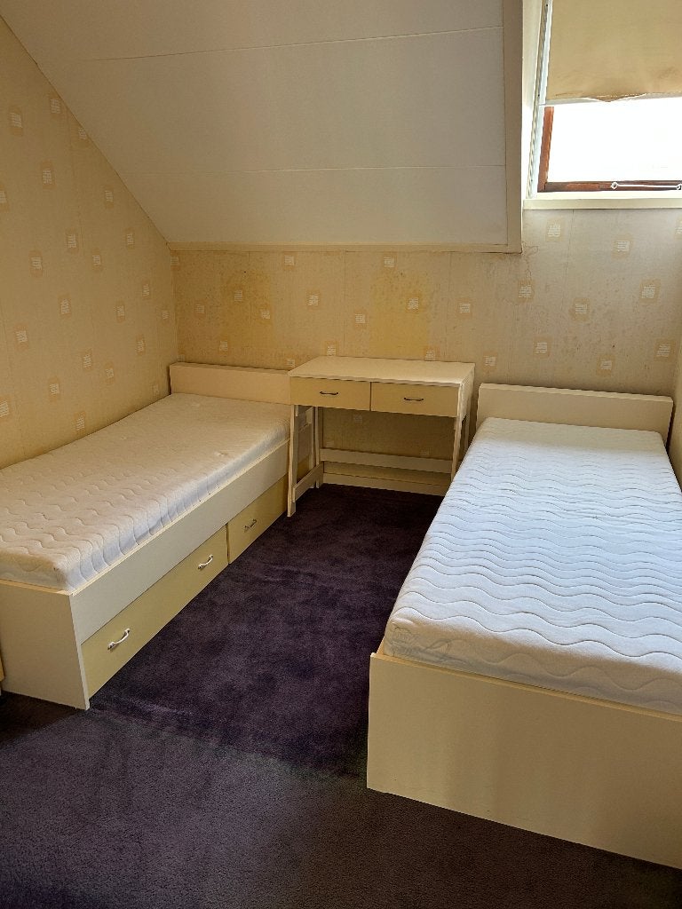 Complete slaapkamer 1 of 2 persoons, Ophalen, Gebruikt, Tweepersoons, Strak, tijdloos