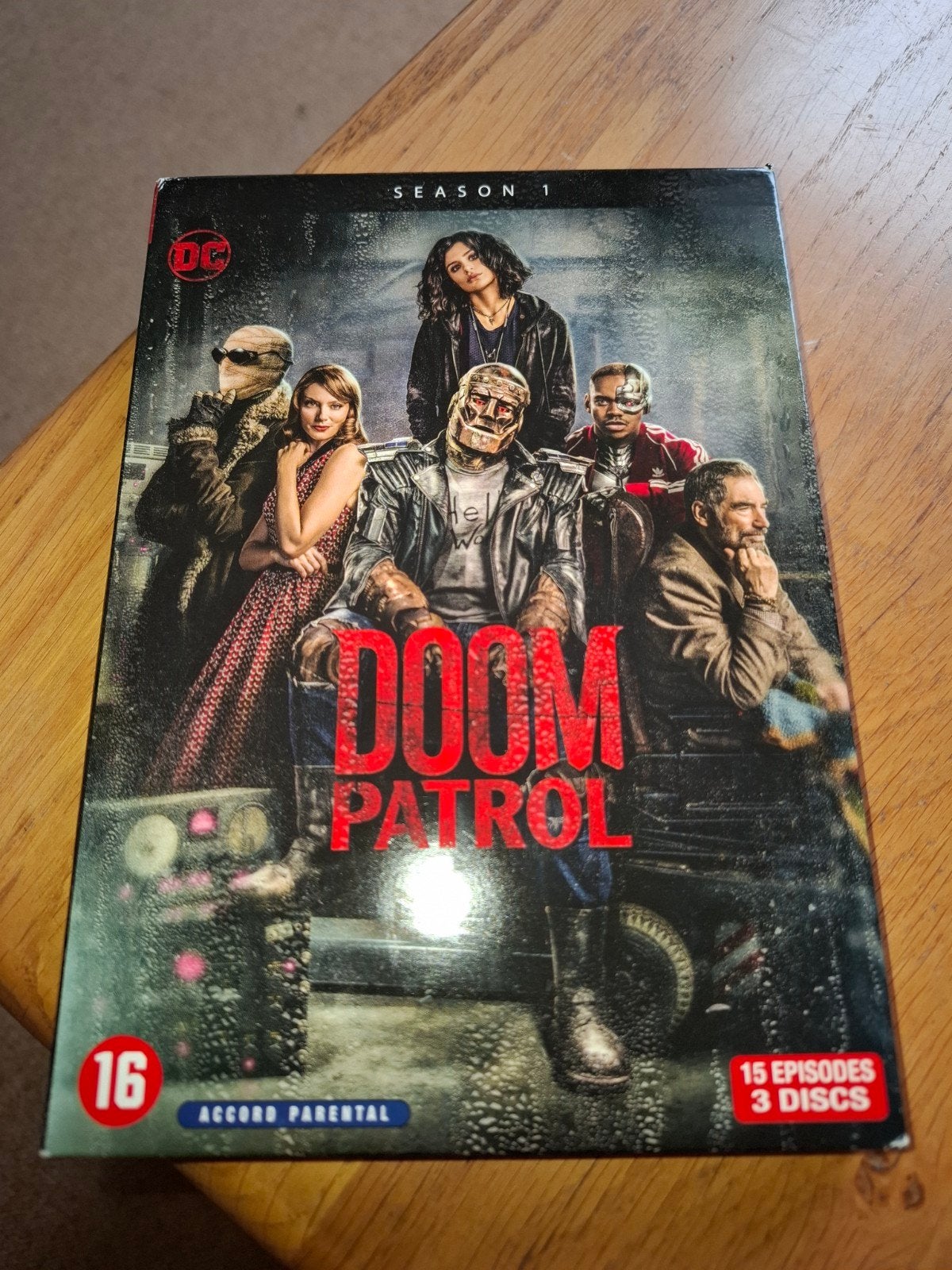 Doom Patrol - Seizoen 1 (DVD, 3 Discs, DC Comics), Vanaf 16 jaar, Seizoen 1, Nederlands, Science Fiction en Fantasy