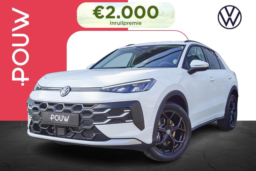 Volkswagen T-Roc 1.5 eTsi 115pk DSG Life First Edition | Sto, 12 maanden, 4 cilinders, 116 pk, Wit