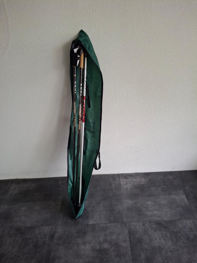 Leki Nordic Walking Stokken (2 paar) met Tas, Ophalen of Verzenden, Zo goed als nieuw, Wandelstok