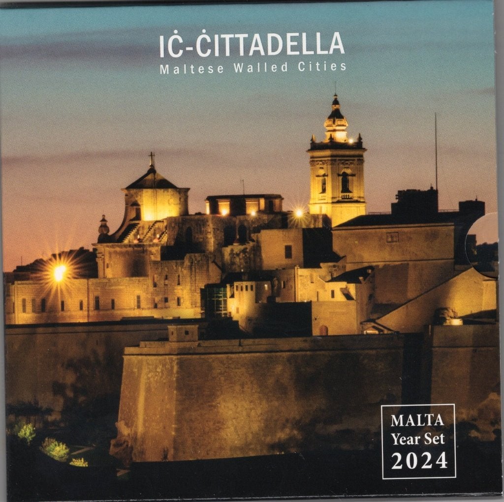 BU set Malta 2024 Blister - 1 cent t/m 2 euro + 2 euro CC, Verzenden, Malta, Overige waardes, Setje