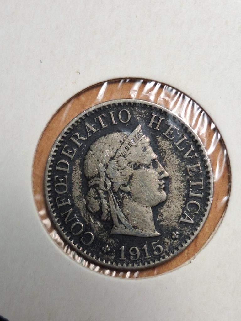 ZWITSERLAND 5 rappen 1915 (#115), Postzegels en Munten, Munten | Europa | Niet-Euromunten, Ophalen of Verzenden, Overige landen