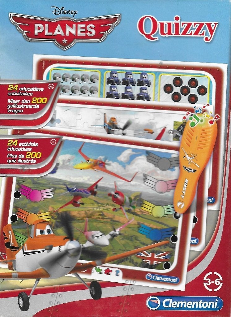 Disney vliegtuigen (planes) quizzy bordspel, Kinderen en Baby's, Speelgoed | Educatief en Creatief, Ophalen of Verzenden, Ontdekken
