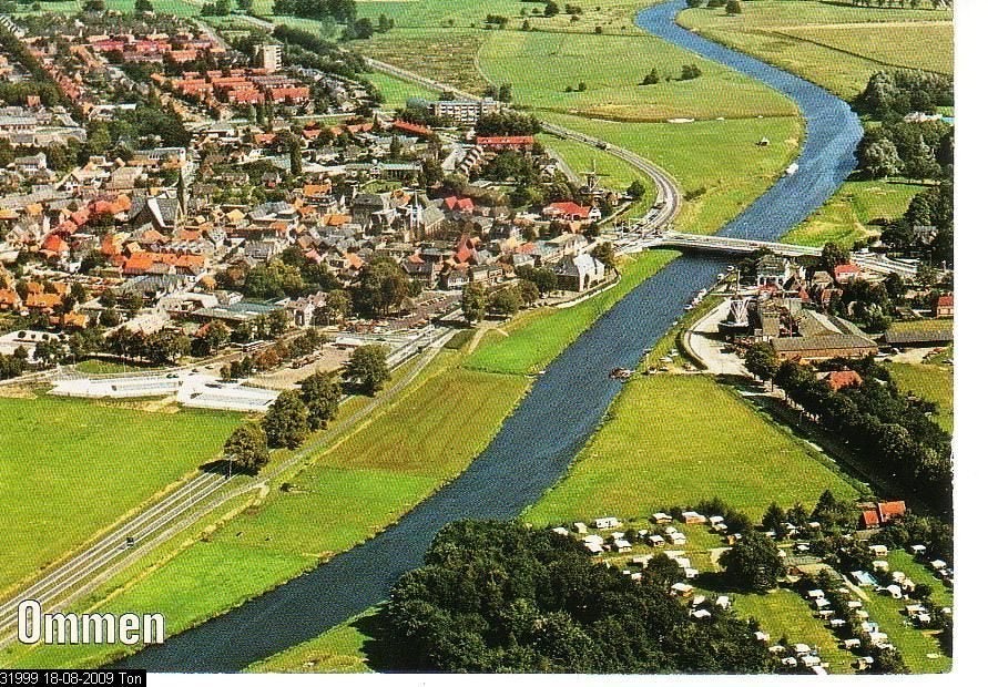 Ansichtkaart 	Ommen	Panorama, Ophalen of Verzenden, 1960 tot 1980, Gelopen, Overijssel