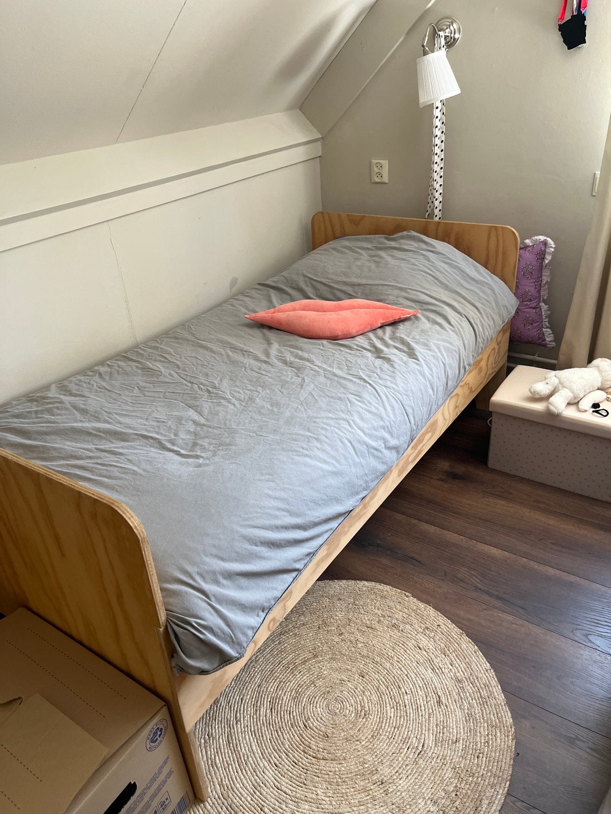 MOET WEG!!!2x Eenpersoonsbedden - Houten Bedframe, Ophalen, Gebruikt, 90 cm, 200 cm