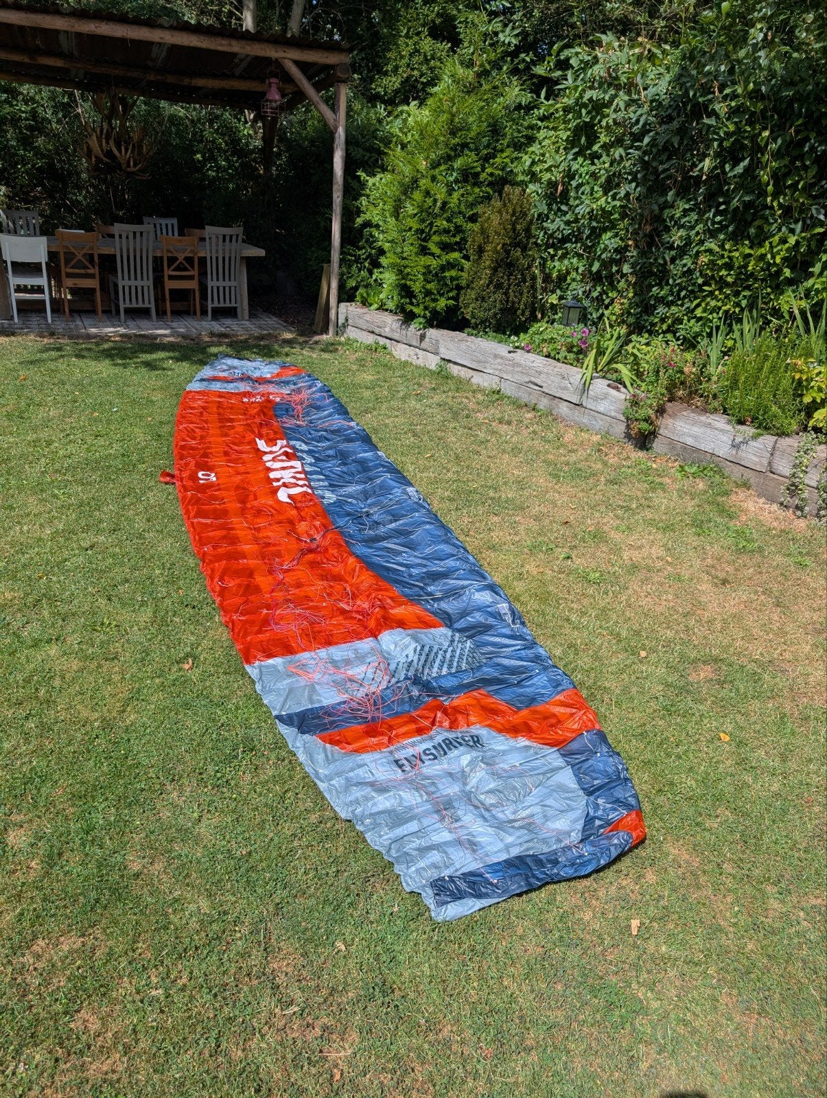 Flysurfer Sonic 5 7m - 2026 - 1x gebruikt, Watersport en Boten, Ophalen of Verzenden, Zo goed als nieuw, 7 m², Kite