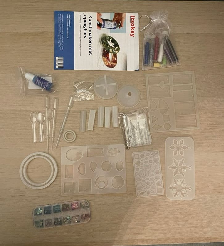 Complete beginnersset epoxyhars, Ophalen of Verzenden, Zo goed als nieuw, Overige typen