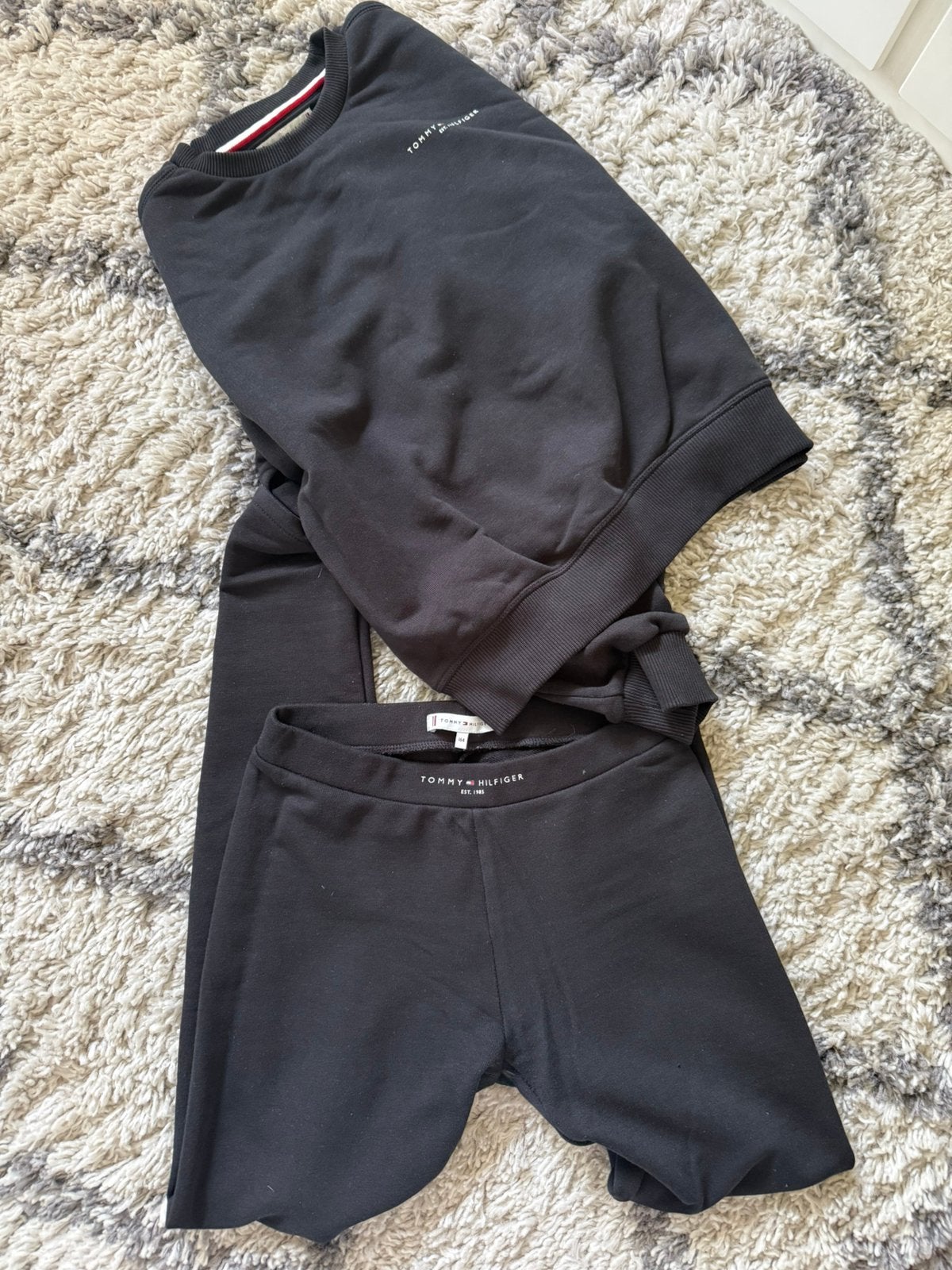 Tommy Hilfiger set maat 164, Maat 36/38 (S), Blauw, Zo goed als nieuw, Legging