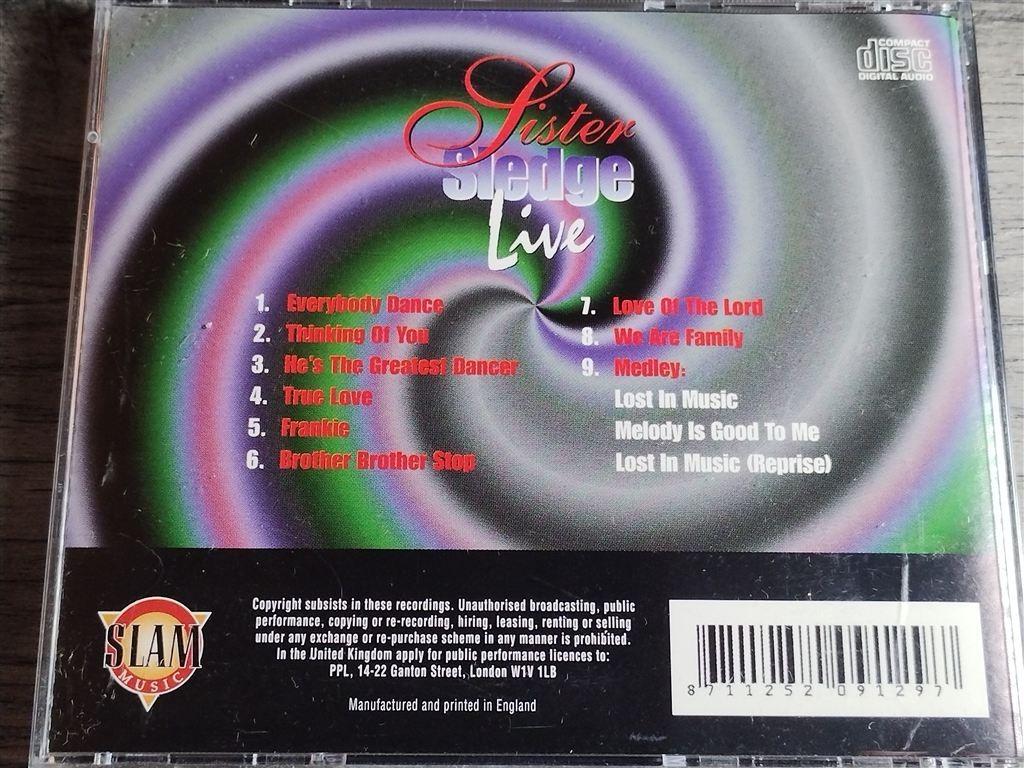 Sister Sledge ‎- Live, Ophalen of Verzenden, Zo goed als nieuw, Disco