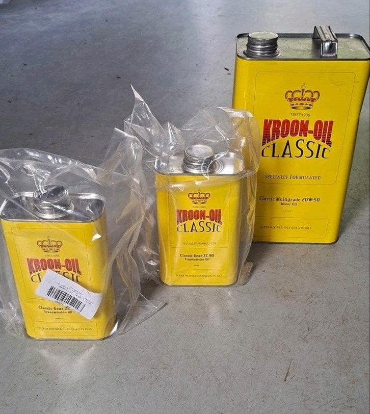 2x 1L Kroon-Oil Classic Gear ZC90 Transmissieolie, Ophalen of Verzenden