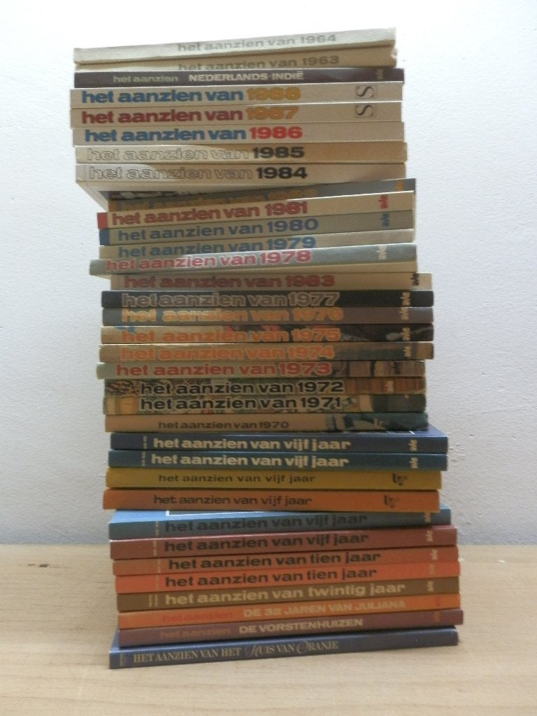 Het aanzien van..... 34 boeken., Boeken, Ophalen of Verzenden, Zo goed als nieuw, Geschiedenis en Politiek
