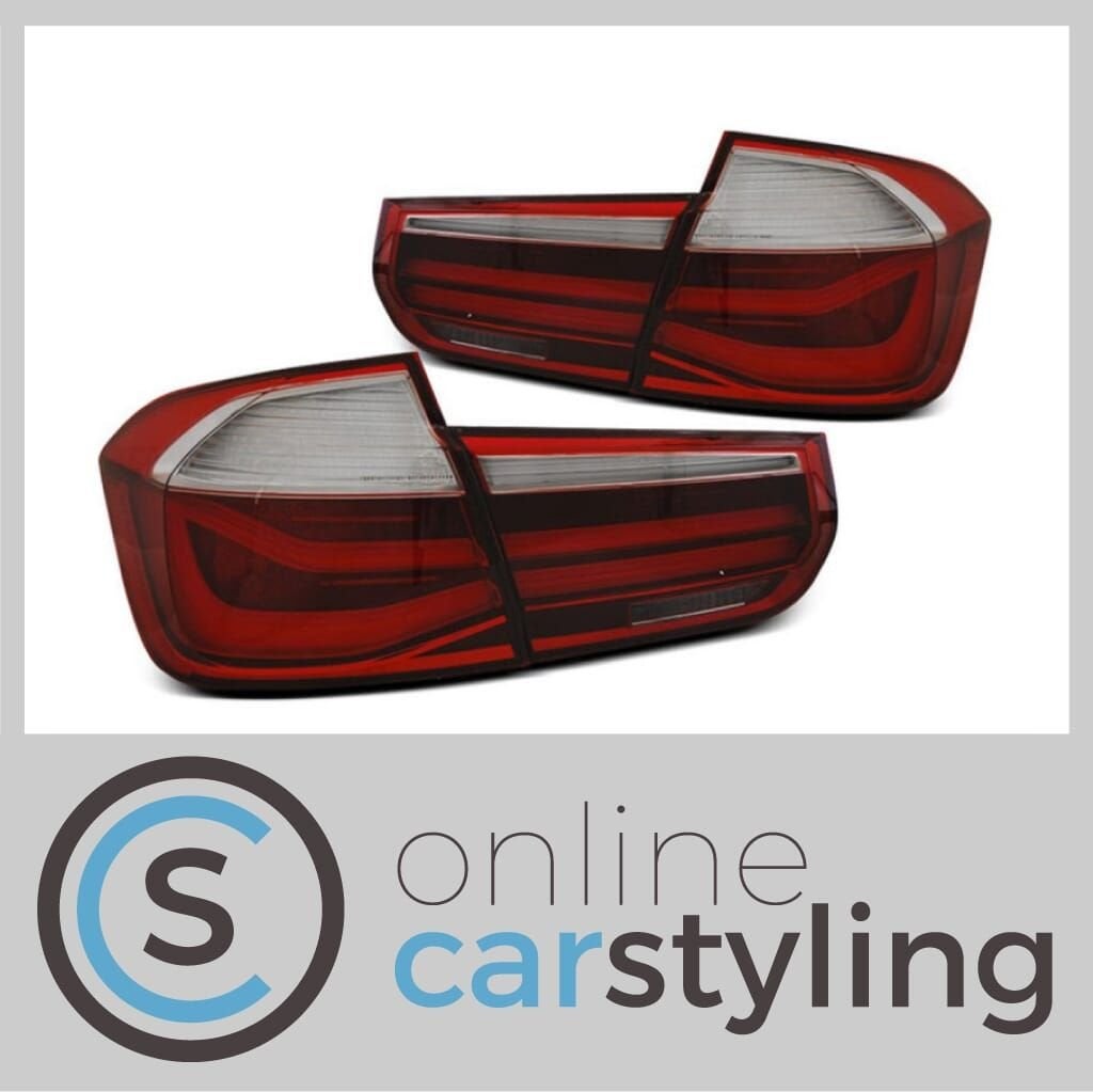 LED Achterlichten BMW 3-Serie F30 Rood Wit Lightbar Design, -, -, Nieuw, Ophalen of Verzenden