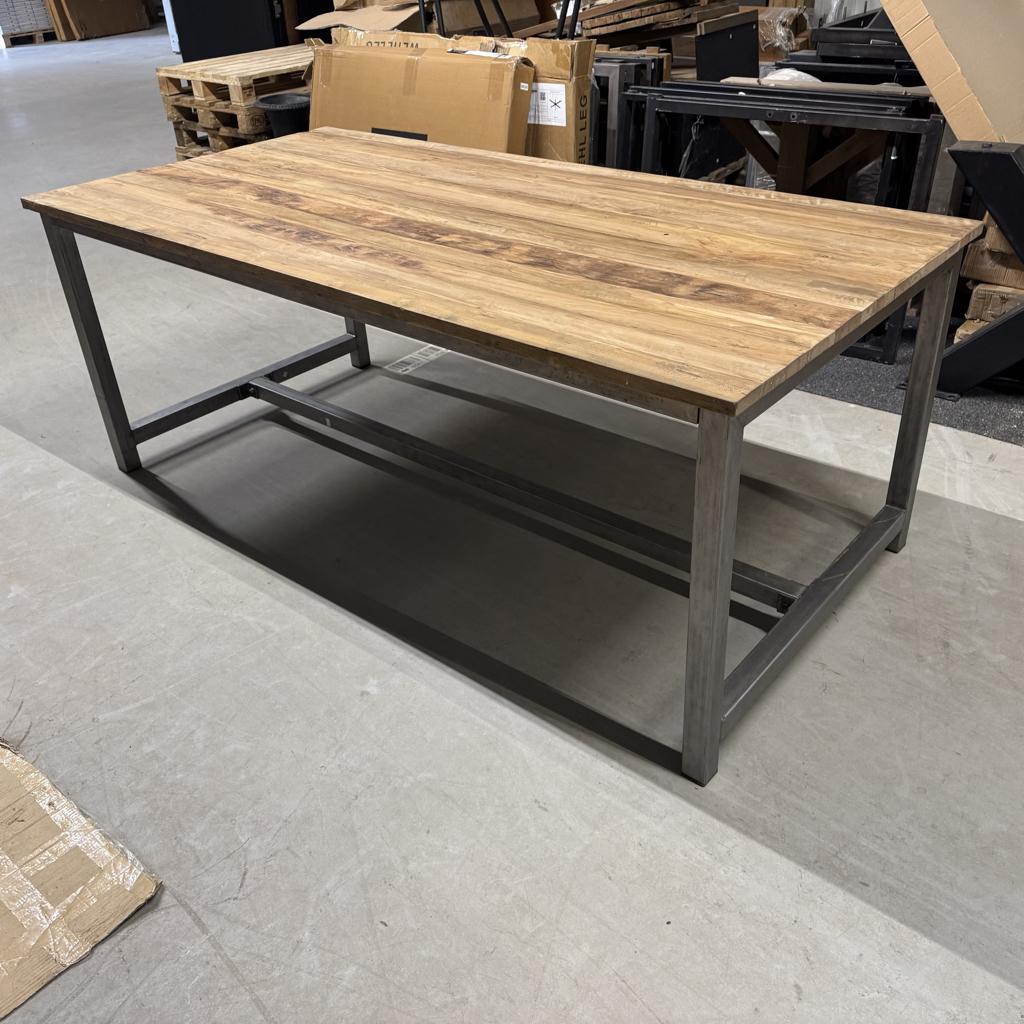 Opruiming! Eettafel Venetie | 200 x 100 | Van €819,-, Ophalen, Gebruikt, ., Teakhout
