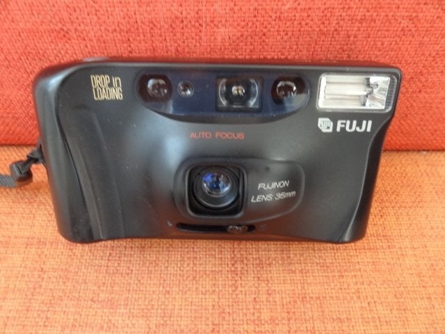 analoge camera Fuji DL-80 met dropin systeem 35 mm, Verzenden, Gebruikt, Compact, Fuji