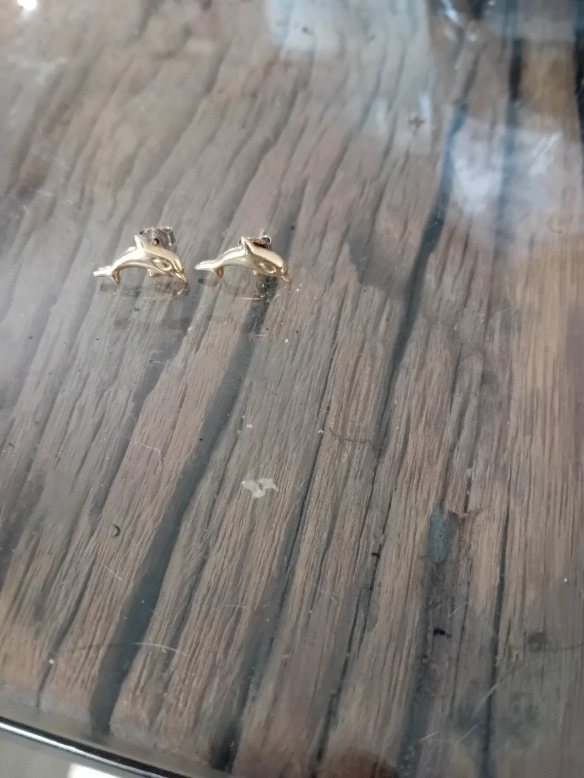 Echt gouden dolfijn knopjes - 14 karaat, Ophalen of Verzenden