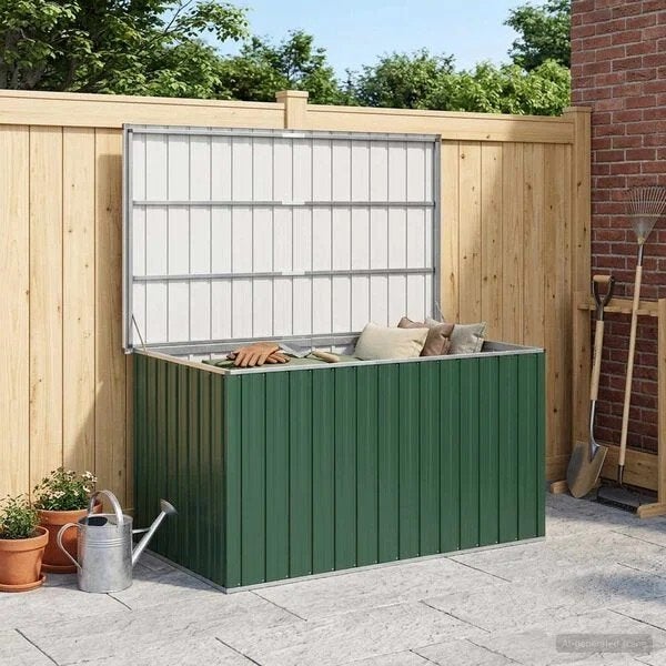 Metalen Opbergbox Tuinbox Groen 171x99x93 cm, Tuin en Terras, Ophalen, Nieuw, Metaal, Overige typen