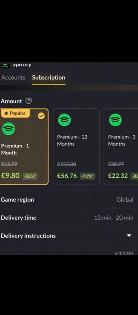 Spotify/crunchyroll lidmaatschap (lees beschrijving aub!!), No cure no pay, Internet marketing en Promotie