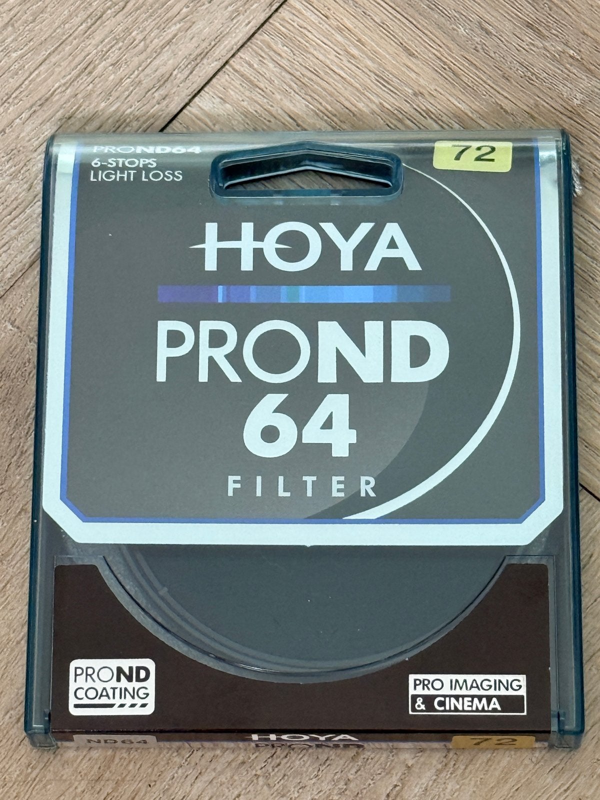 Hoya PROND64 ND64 filter 72mm - Nieuw, Nieuw, 70 tot 80 mm, Multi-coating, Hoya
