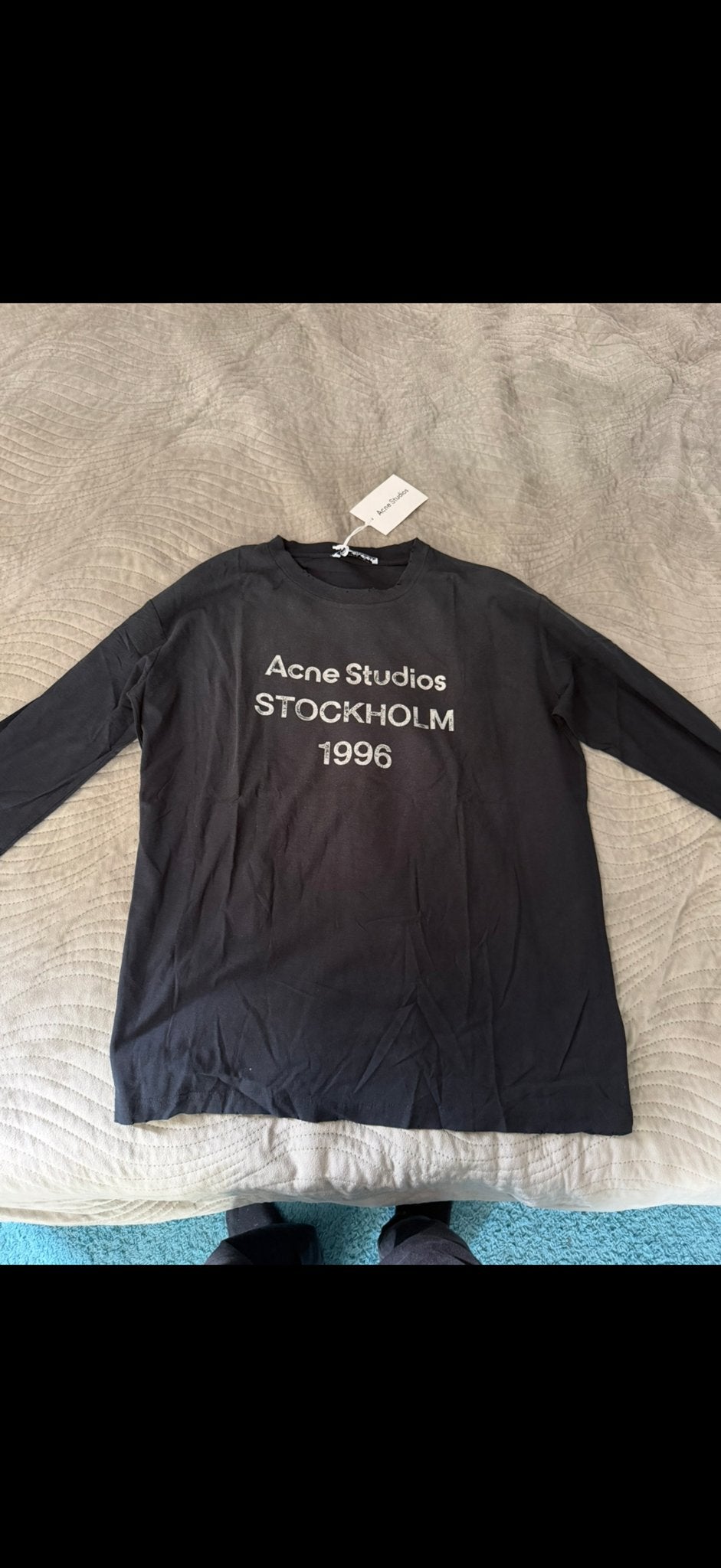 Acne Studios Longsleeve Zwart Maat M Nieuw, Verzenden, Nieuw, Maat 48/50 (M), Zwart