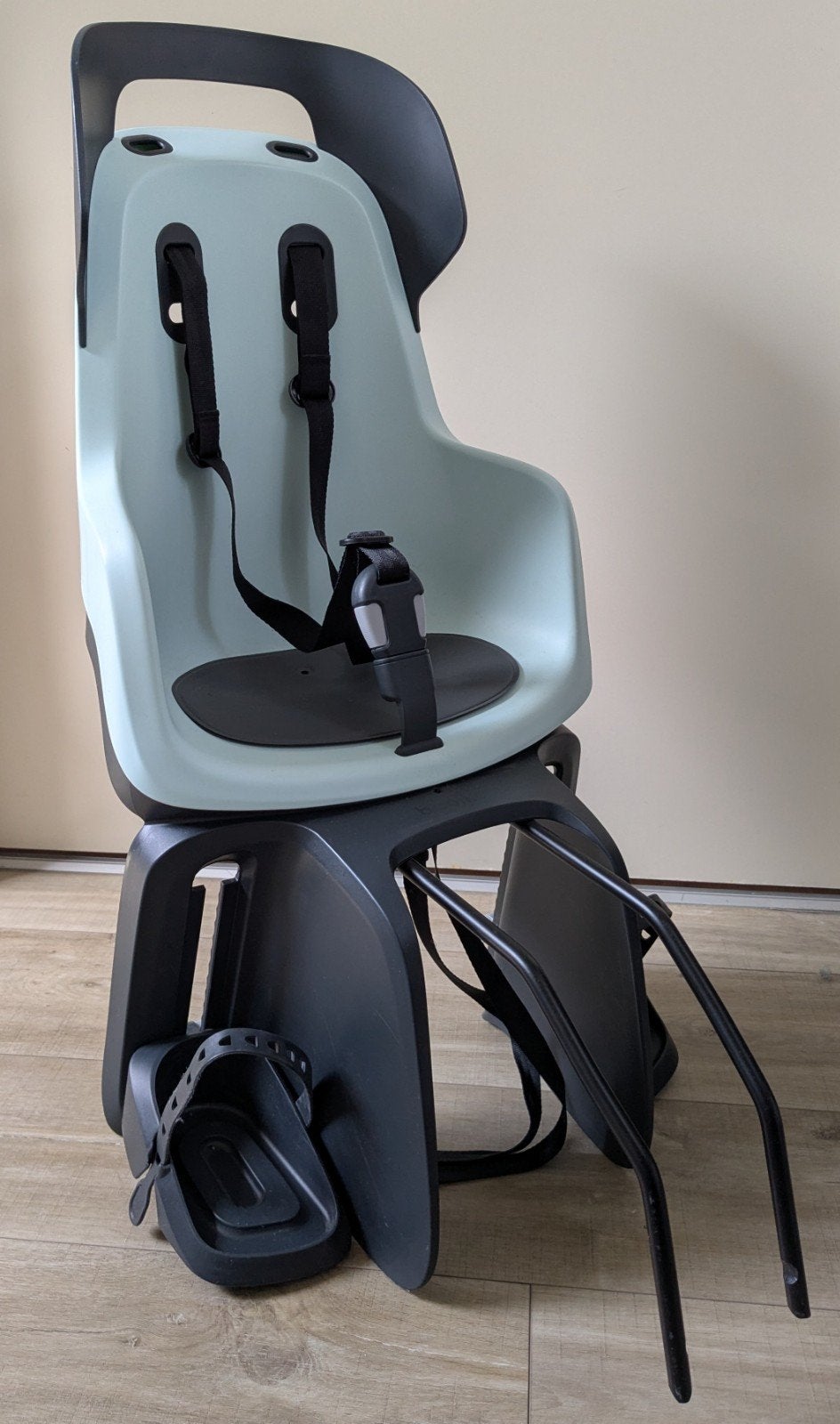 Bobike Maxi GO fietsstoeltje  achter- Marshmallow Mint, Ophalen, Zo goed als nieuw