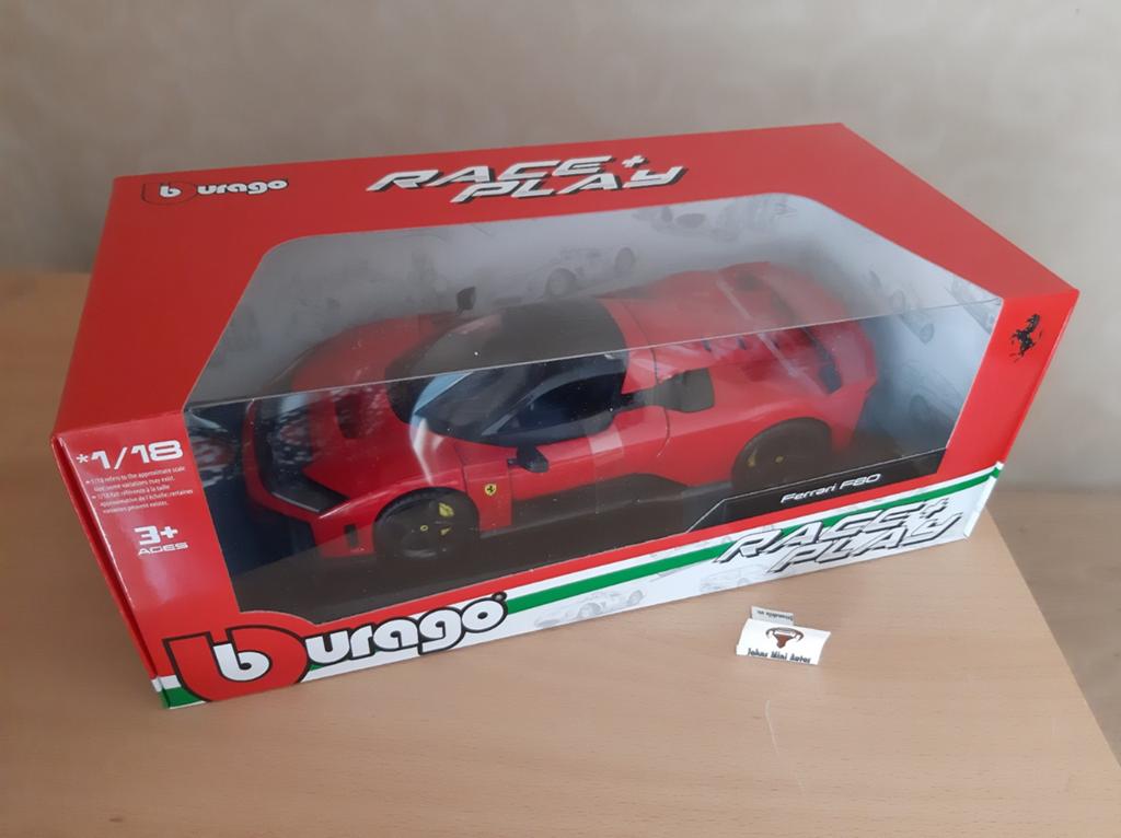 Ferrari F80 2026 Rood van Bburago 1:18, Hobby en Vrije tijd, Modelauto's | 1:18, Auto, Nieuw, Ophalen of Verzenden, Bburago