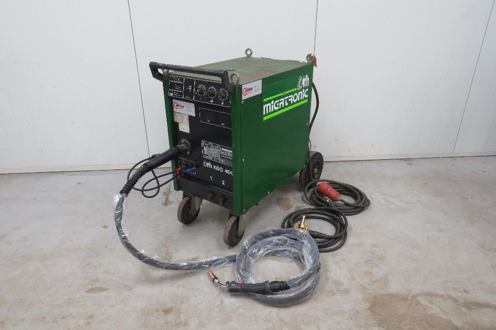 Migatronic KDO 400 mig/mag co2 lasapparaat WTGK 400V, Ophalen of Verzenden, Gebruikt, 250 ampère of meer, Co2