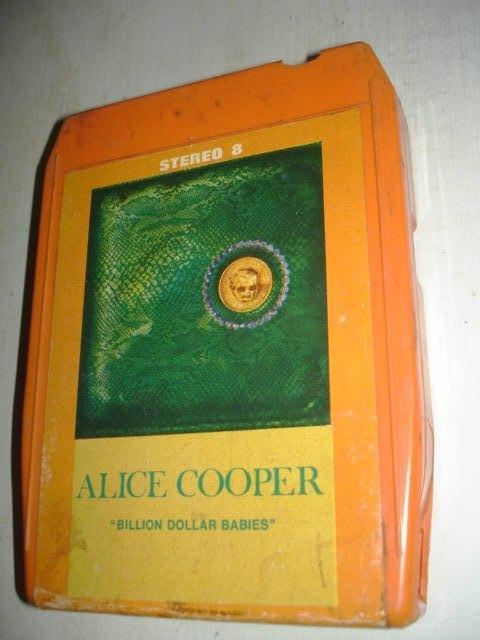 Alice Cooper- Billion Dollar Babies- 8-TRACK CASSETTE-, Cd's en Dvd's, Cassettebandjes, Verzenden, Gebruikt, 1 bandje