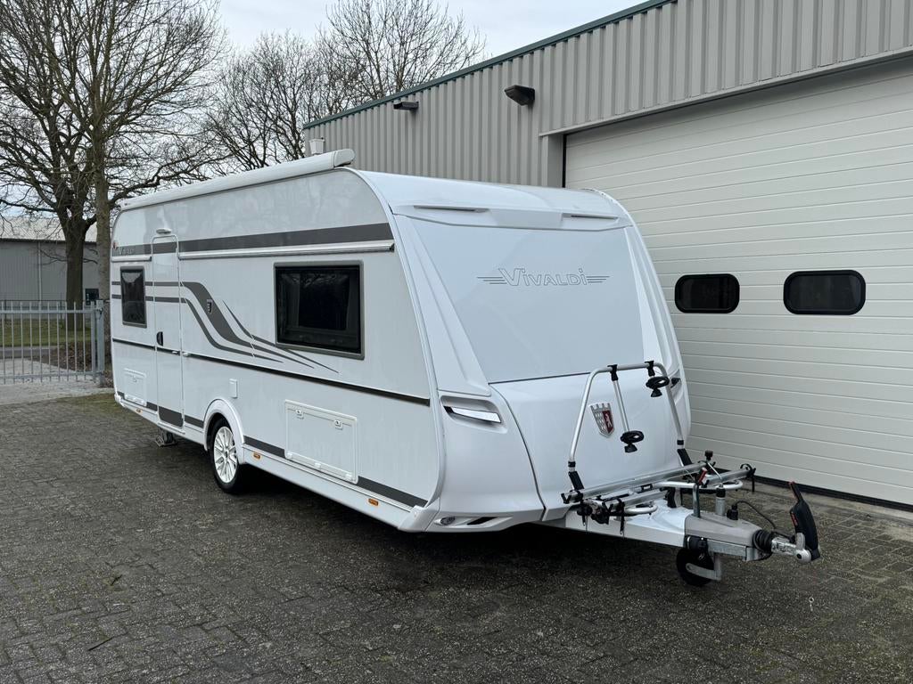 Tabbert Vivaldi 550E Mover, Luifel, Vloerverwarming BOMVOL, Caravans en Kamperen, Rondzit, Tabbert, Schokbreker, Bedrijf