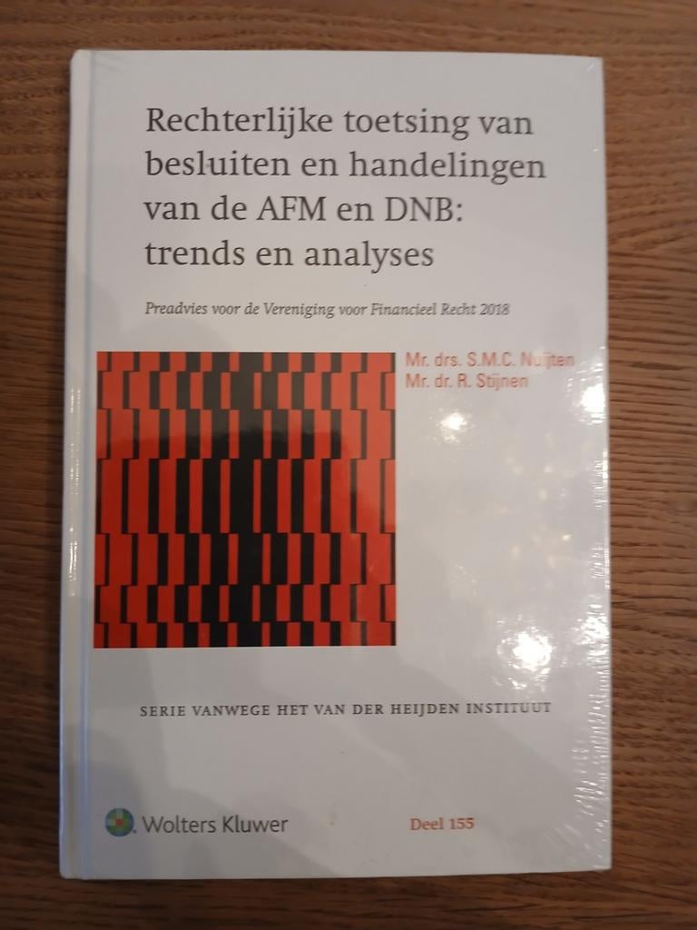 Rechterlijke toetsing AFM/DNB - Trends & Analyses, Ophalen of Verzenden, Nieuw, Economie en Marketing, S.M.C. Nuiten, R. Stijnen