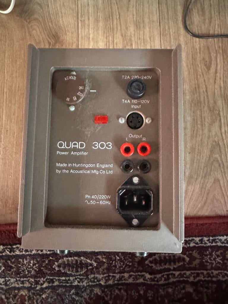 Quad 303 Eindversterker - Klassieke Audio, Ophalen, Gebruikt, Stereo, Overige merken