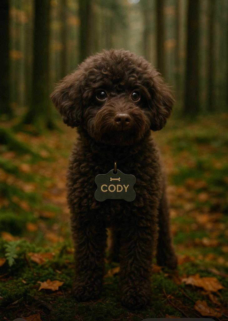 Toypoedel dekreu echte donkere choco cody met fci stamboom, Dieren en Toebehoren, Particulier, Reu, 1 tot 2 jaar, Buitenland