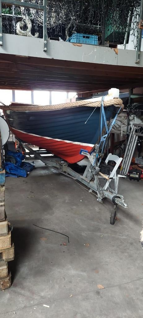 Sloep met binnenmotor + trailer - Opknapper, Ophalen, Minder dan 1500 kg, Gebruikt, Sloepentrailer