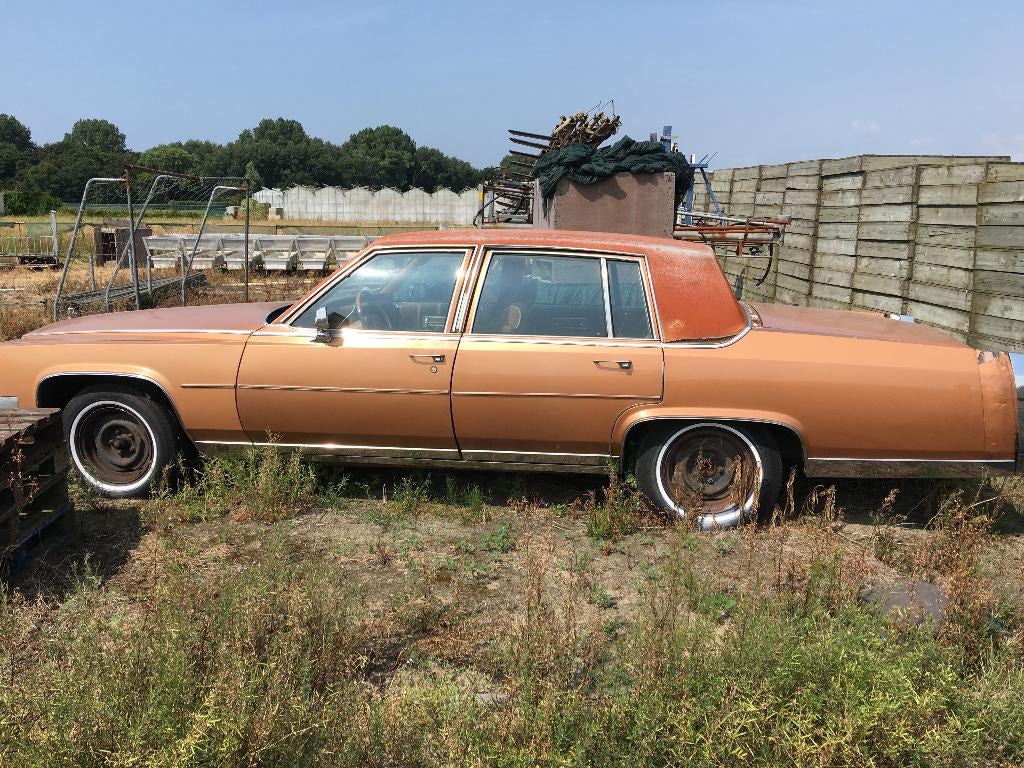 Cadillac de Ville LPG 1980 kenteken, Ophalen