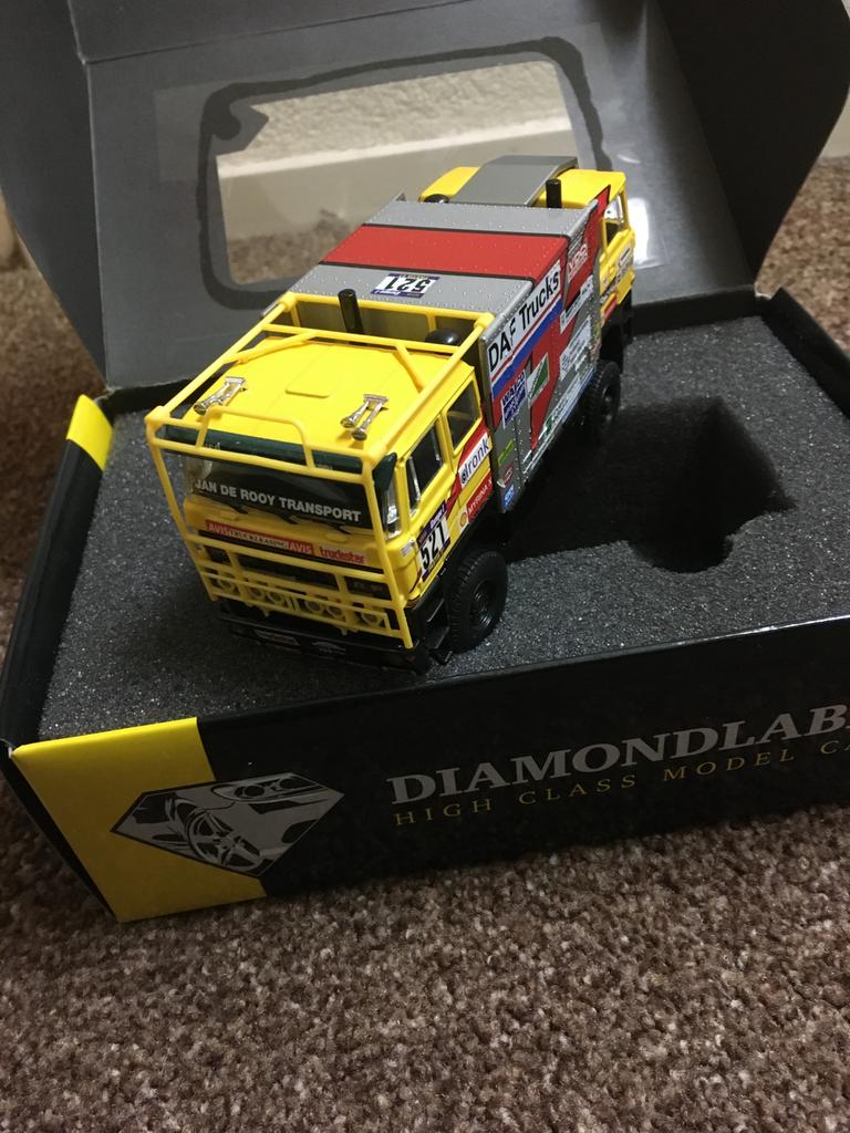 Dakar DAF 3300 Dubbelekop  Jan de Rooy 1984 1.50!!, Hobby en Vrije tijd, Modelauto's | 1:50, Ophalen of Verzenden, Nieuw, Bus of Vrachtwagen
