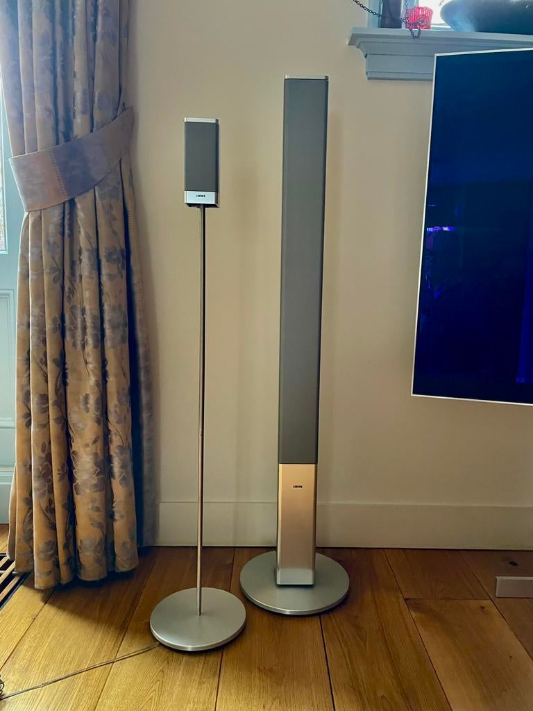 Loewe Individual Sound luidspekers, Gebruikt, 120 watt of meer, Front, Rear of Stereo speakers, Ophalen