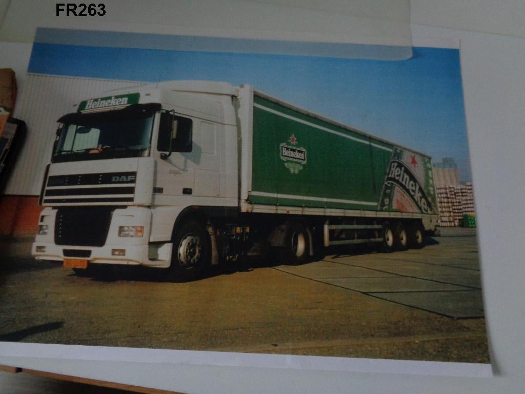 daf xf heineken foto, Ophalen of Verzenden, Voor 1940, Zo goed als nieuw, Overige onderwerpen