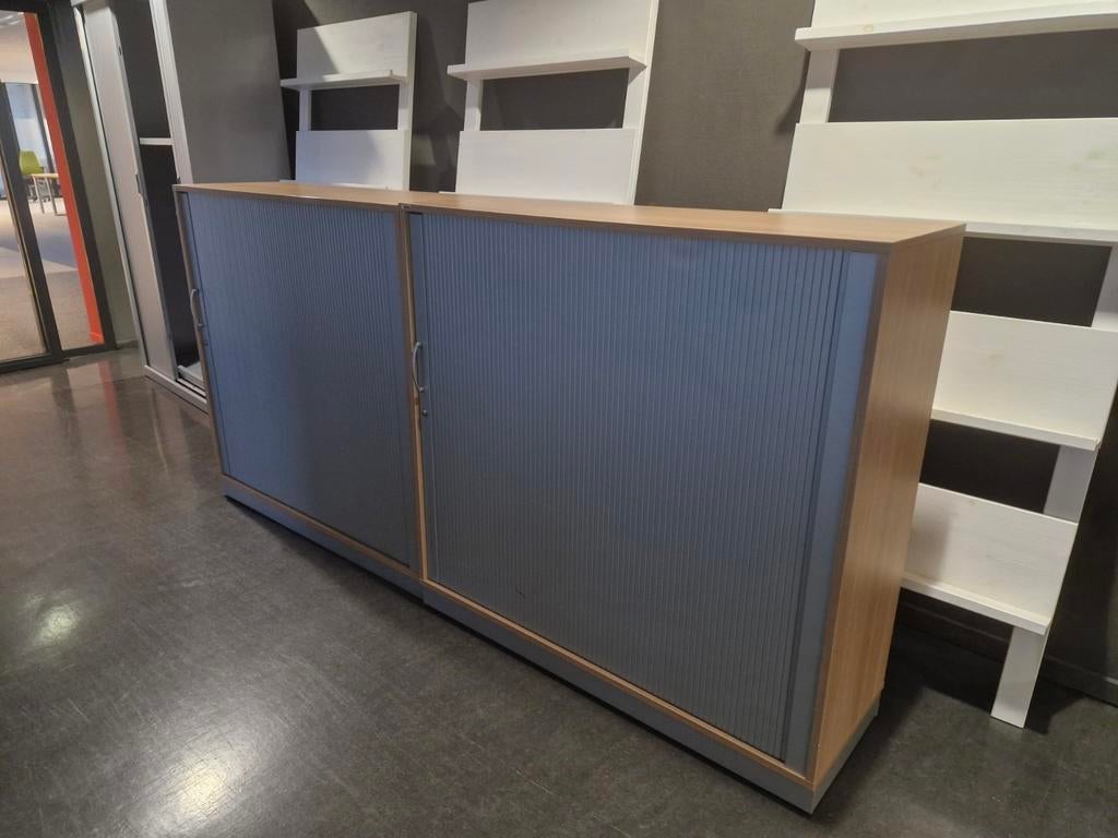Houten draaideurkast / roldeurkast ( 3 beschikbaar ), 100 tot 150 cm, Ophalen of Verzenden, Zo goed als nieuw, Vst