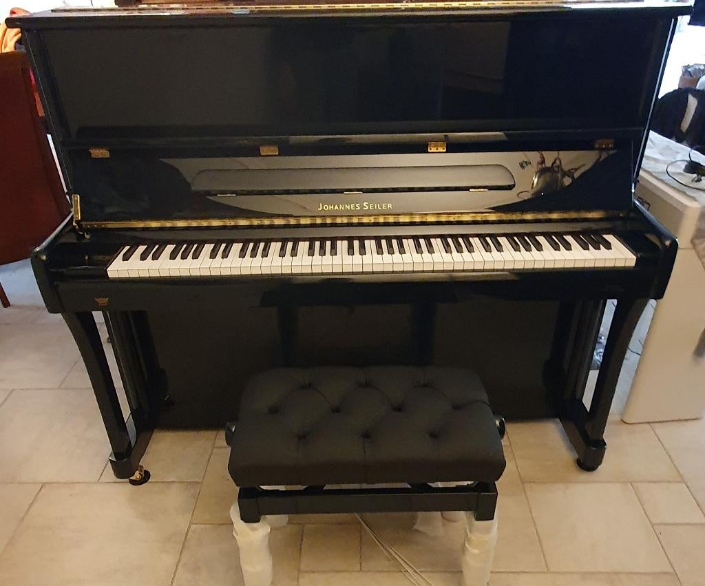 J. Seiler 122 Traditio | Midnight Blue | UNIEK, Ophalen, Overige kleuren, Nieuw, Piano