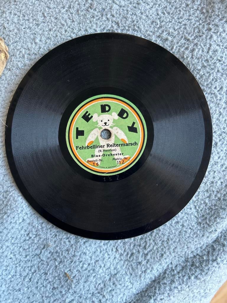 Teddy Schellak Fehrbelliner Reitermarsch - jaren '30, Ophalen of Verzenden, Gebruikt, 10 inch